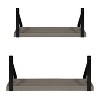 2pc Sudbury Wood and Metal Wall Shelf Set - Kate & Laurel All Things Decor - image 4 of 4