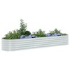 vidaXL White Iron 4-Floor Flower Stand with Wheels, Durable Plant Rack with Strong Frame and Versatile Storage Shelf, 17.3"x9.1"x31.5" - 2 of 4