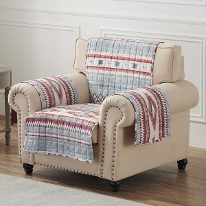 Greenland Home Kiva Western Boho Furniture Protector - Reversible with Elastic Strap - 1 of 4