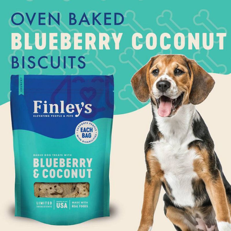 Finley's Blueberry and Coconut Dog Treats, 4 of 11