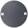 vidaXL Wall-Mounted Dresser - Set of 2 Round Glass Mirrors, 23.6" Diameter, Silver Color for Bedroom, Living Room, Dressing Room - 3 of 4