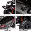 12V Kids Ride On Car Truck Toddles Electric Car Toy with Remote Control, Spring Suspension, Led Lights, Music, for Boys Girls - 3 of 4