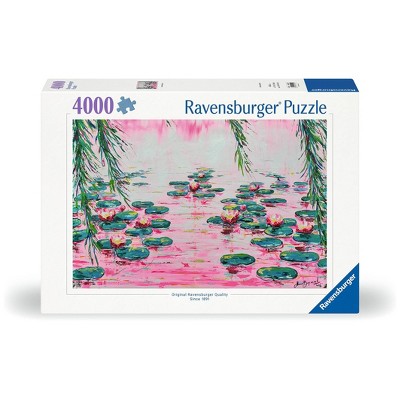 Ravensburger Pink Water Lillies Jigsaw Puzzle - 4000pc