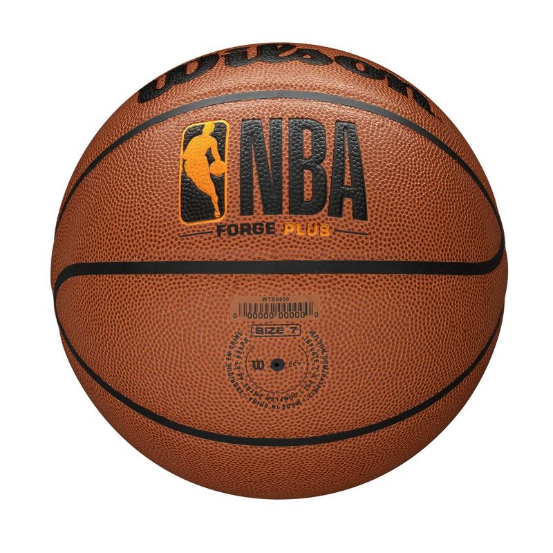Wilson NBA Forge Plus 29.5&#34; Basketball - Brown, 6 of 12