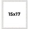 PosterPalooza | Textured White Picture Frame - UV Acrylic, Foam Board Backing, Hanging Hardware - 2 of 4