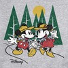 Men's - Disney - Mickey and Minnie Mouse Hiking Graphic Fleece Sweatshirt - 2 of 4