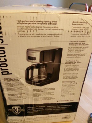 12 Cup Programmable Coffee Maker with Small Batch Setting - Model 43672PS