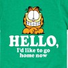Boys' - Garfield - Hello Go Home Now Short Sleeve Graphic T-Shirt - 2 of 4