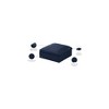 Meridian Furniture,Serene Linen Textured Fabric Deluxe Comfort Modular Ottoman - 4 of 4