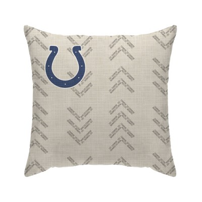 NFL Indianapolis Colts Wordmark Decorative Throw Pillow