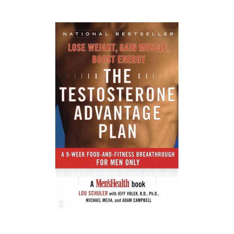 The Testosterone Advantage Plan - by  Lou Schuler & Jeff Volek & Michael Mejia & Adam Campbell (Paperback), 1 of 2