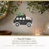 Spode Christmas Tree Brit Taxi Ornament - Dolomite Holiday Table Accent for Seasonal Displays - Coordinates with Christmas Dinnerware Set - 2 of 4