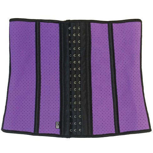 Waist Trainer Belt for Women Man - Waist Trimmer Weight Loss Ab Belt -  Slimming Body Shaper Upgrade Purple Medium