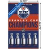 Trends International NHL Edmonton Oilers - Champions 23 Unframed Wall Poster Prints - 3 of 4