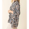 Women's Linen Circle Hidden Placket Big Shirt - habitat - 2 of 4