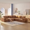 147" Oversized Modular L-Shaped Sectional Sofa, No Assembly Required, Terrycloth Upholstery 5-Piece Free Combination Couch - 4 of 4