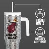 NBA Officially Licensed 40oz Bling Voyager Stainless Steel Tumbler with Rhinestones in a Limited Edition Gift Box - 4 of 4