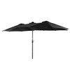 Sonkuki 15x9ft LED Double-Sided Patio Market Umbrella Aluminum Large Canopy - 2 of 4
