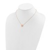 Chisel Stainless Steel Rose IP-plated 1.2mm Disc on a 16" Plus a 2" Ext. Cable Chain Necklace - 4 of 4