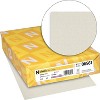 Neenah Paper Classic 8 1/2" x 11" 24 lbs. Laid Writing Imaging Paper Antique Gray 500/Ream 06561 - 2 of 3