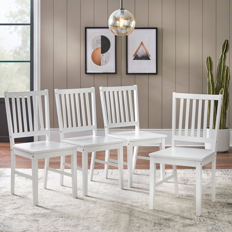 Set of 4 Contemporary Shaker Dining Chairs - Buylateral, 3 of 6