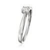 Ross-Simons 0.25 Carat Lab-Grown Diamond Solitaire Ring in Sterling Silver - 3 of 4
