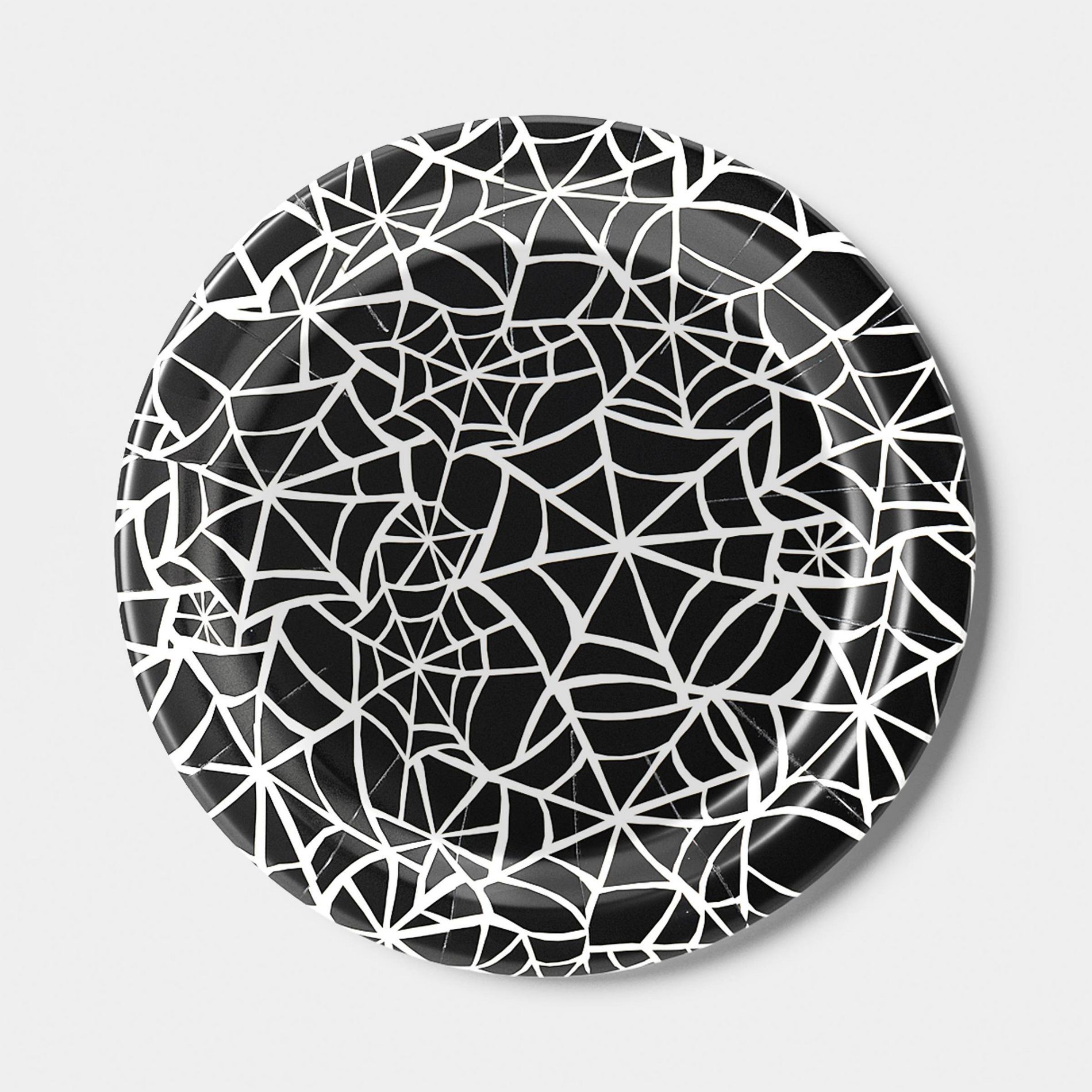 Black Web Disposable Dinner Plates 9" - 20ct - Hyde and EEK! Boutique™