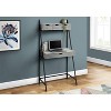 Monarch Specialties Computer Desk Home Office Laptop Leaning Storage Drawers 32InchL Work Metal Laminate Grey Black Contemporary Modern - 2 of 4