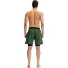 Anna-Kaci Active Men's 2-in-1 Performance Training Shorts with Inner Compression Liner and Adjustable Drawstring Waist - 3 of 4