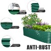 Cesicia 8 x 3 x 2 FT Light Gray Oval Galvanized Metal Raised Garden Bed - 3 of 4