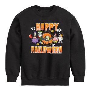 Boys' - SpongeBob SquarePants - Happy Halloween Graphic Long Sleeve Fleece Sweatshirt - 1 of 4