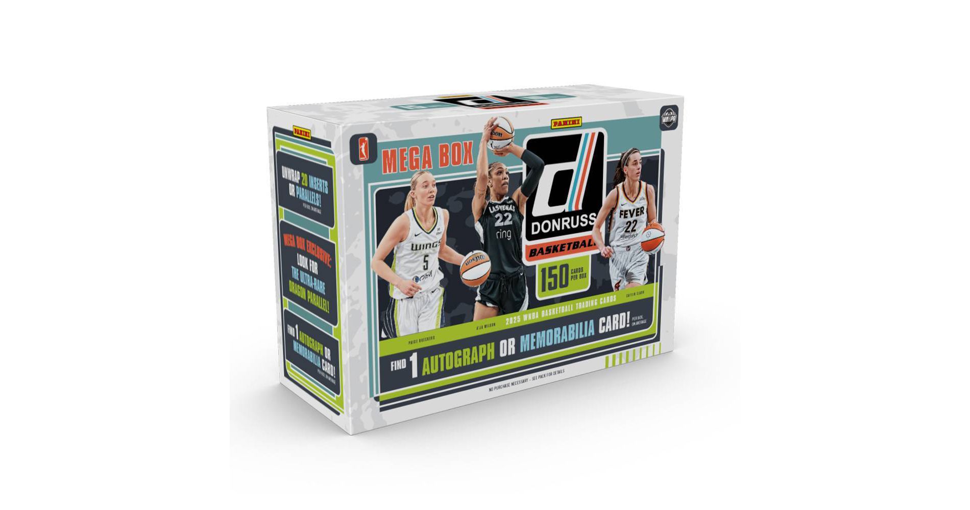 2025 Panini WNBA Donruss Basketball Trading Card Mega Box