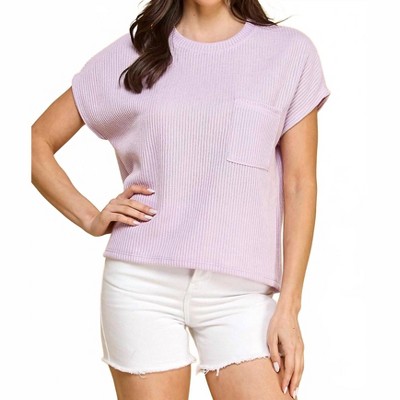 Women's Norie Textured Pocket Tee - les amis