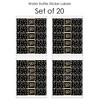 Big Dot of Happiness Adult 50th Birthday - Gold - Birthday Party Water Bottle Sticker Labels - Set of 20 - 3 of 4
