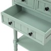 ORRD Small Entryway Table with Storage Drawers and Bottom Shelf for Living Room, Narrow Sofa Console Table for Hallway（Navy） - 4 of 4