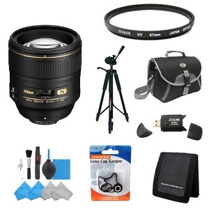 Nikon AF-S NIKKOR 85mm f/1.4G Lens Professional Kit - 1 of 4