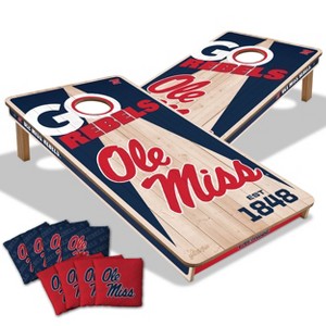 NCAA Mississippi Rebels 2'x4' Wood Toss Game Set - 1 of 4