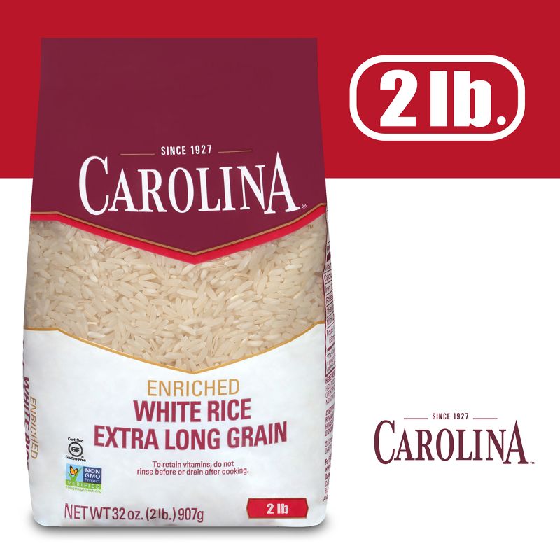 Carolina Enriched Extra Long Grain Rice - 2lbs, 4 of 9