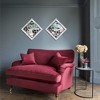 Aoibox Boho Square Wall Mirrors Set of 2, Handcrafted Decorative Mirror Panels for Living Room, Bedroom, Entryway, Hallway - 3 of 4