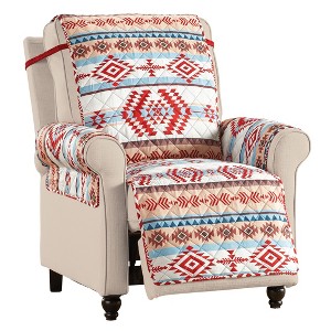 Collections Etc Reversible Aztec Furnprotector - 1 of 2
