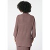 Roaman's Women's Plus Size Cable Knit V Neck Sweater - 3 of 4