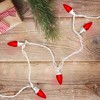 Northlight LED C7 Christmas Lights - Red - 16' White Wire - 25ct - 2 of 4