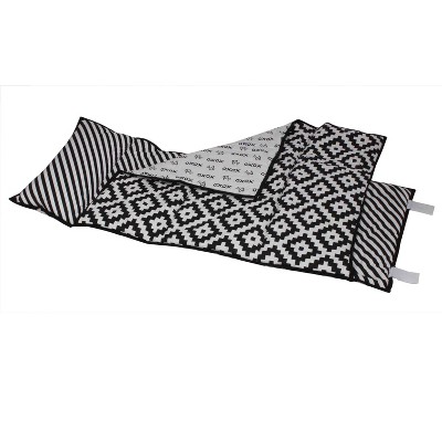 Bacati - LOVE Black Toddler Nap Mat