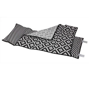 Bacati - LOVE Black Toddler Nap Mat - 1 of 4