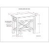 NicBex Occasional Table Classic Lattice Ends & Bottom Shelf, Affordable Side Table for Living Room - 2 of 4