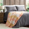 Soft Throw Blanket - Oversized, Luxuriously Fluffy, Vintage-Look and Cashmere-Like Woven Acrylic - Throws by Hastings Home (Desert Blush Plaid) - 4 of 4