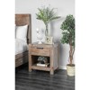 NicBex Nightstand with 1 Drawer,Bedside Table with Solid Wood Frame and Wood Legs,Modern Side Table for Bedroom,Living Room - 4 of 4