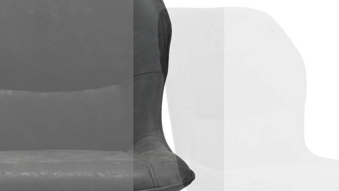 Nanterre Upholstered Bar Chair Vintage Black - ZM Home, 2 of 15, play video