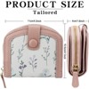 FATMOON Cute Wallet for Women & Girls – Stylish Leather Credit Card Holder with Floral Design, Compact & Easy to Use for Travel, Daily Use - 3 of 4