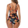 Clearlove Women CutOut One Piece Swimsuit Tummy Control High Waisted Monokini Bathing Suit - 4 of 4